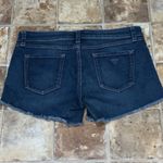 Guess 🌸3/$15🌸 Los Angeles 1981 High Rise Distressed Fringe Hem Jean Shorts 29 Photo 3