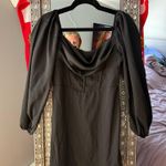 Princess Polly  Black Long Sleeve Mini Dress Photo 0