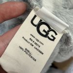 UGG  Miranda grey and white star printed hooded plush robe Photo 4