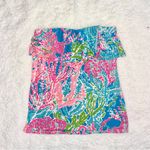 Lilly Pulitzer  Strapless Top - Pink, Blue, and Green size Medium Photo 1