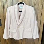 Valerie Stevens Vintage Plaid Light Pink Blazer Jacket Shoulder Pad Size 4 Photo 0