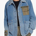 Current/Elliott Revolve  The Liberator denim Jean jacket in Sublime xs nwt Photo 0