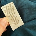 Free People  Teal Lace Velvet Trim Long Sleeve Mini Dress M Photo 11