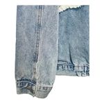 POL ‎ Denim Look Up At The Stars Jean Jacket Relaxed Oversized Women Size Small Photo 9