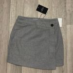 4th + reckless NWT envelope wrap skirt medium Gray Photo 0