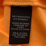 JoFit Oracle Orange Blue White 1/4 Zip Cap Sleeve Pullover Golf Top Size Small Photo 5