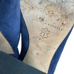 Loeffler Randall Loeffler Randall Laurel Slide Sandals Suede High Block Heel Blue Size US 7.5 Photo 14