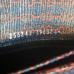 Gucci Black Long Wallet with Orange Horse Bit Pattern w/COA Photo 2