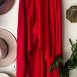 Halara  Breezeful High Low Ruffle Flowy Quick Dry Casual Maxi Skirt Women SIZE XL Photo 2