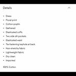 Rhode Mai Gathered Floral Print Cotton Poplin Midi Dress Multiple Photo 4