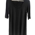 Eileen Fisher  Black Tunic Shirt/Short Dress Photo 0