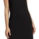 Theory  Cuff Scoop Lightweight Jersey Midi Dress in Black - Size P Photo 0