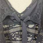 Becca  Virtue Captured Crochet One Piece Swimsuit Sz Large Photo 7