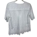 Trovata Neve Shirt, Broderie Anglaise Sz. M White Size M Photo 5