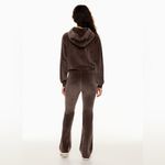 Aritzia TNA Sommer Velour Pant ONLY in Chocolate Brown Size Small Loungewear Photo 1