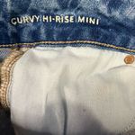 American Eagle Women's Super Stretch Denim Curvy Hi-Rise Mini Skirt Size 0 Photo 3