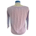 American Eagle Vtg Y2K  Cable Knit Purple Sweater XS Coquette Soft Girl Preppy Photo 3