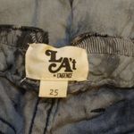 L'Agence LA'T by  Soft Tie Dye Dark Gray Gray Marble Blue Size 25 Cotton USA Photo 9