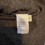 Eddie Bauer Gray Cotton Cardigan Sweater Ruffle Front Long Sleeve Large Photo 5