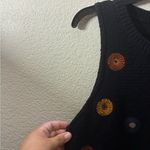 Madewell  Embroidered Sweater Vest Tank Night Vision Navy M Photo 5