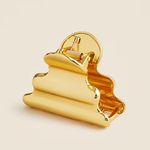 J.Crew  Ridged metallic claw hair clip Photo 0