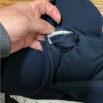 Badgley Mischka Origami Sleeve Maxi dress. Size 4. Navy Photo 12