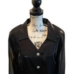 Piacere Chiffon blouse Metallic Black Plus Size 24 Sheer Sleeves Formal elegant Photo 1