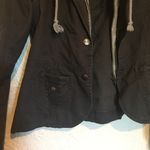 Carmar Denim Car Mar Dark Gray Sweatshirt Blazer Jacket Size 8 Photo 4