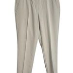 Lady Hagen New Women’s Essentials Solid Khaki Front Pleat Pants Size 10 Photo 0