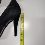 BCBGMAXAZRIA Paris Black Studded Rose Appliqué Stiletto Heels Photo 8