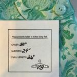 Erin London Floral Printed Long Sleeve Collared Lined Blazer Suit Jacket Size M Green Size M Photo 9