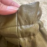 Aritzia Wilfred Pants Jive Shiny Vegan Leather High Rise Avocado Green Sz S Photo 12