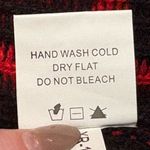 Mud Pie  Red Black Windowpane Everly Bow Tunic Ruby Large (12/14) NWT Photo 8