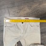 Pilcro  Women's Micro Corduroy Slim Boyfriend Crop Pants Ivory Cream Boho‎ Preppy Photo 7