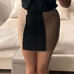 Papaya Bodycon Colorblock Mini Skirt Photo 3