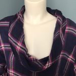 Urban Outfitters  UO Ecote Navy & Purple Plaid Top Photo 1