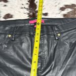 Lilly Pulitzer Eagan Black High Rise Coated Skinny Jeans D31 Photo 10