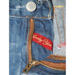 Lucky Brand Prairie Sweet Low Bermuda Jean Shorts Size 6 W28 Distressed Photo 6