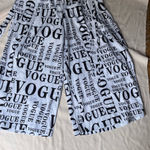 Black and White Vogue Print Skirt Size XL Photo 0