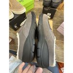 Lands' End  Suede‎ and Faux-Fur Clogs Gray Slippers Size 9 Photo 6