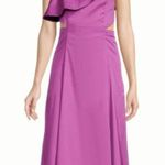 Veronica Beard  Beilla Ruffle A Line Dress Vivid Orchid size 6 Photo 6