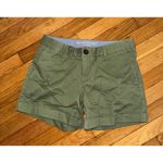 Banana Republic  Size 4 City Chino Cuffed Olive Green Shorts short summer spring Photo 3