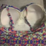 Croft & Barrow size 14 abstract print tankini bathing suit top Photo 3