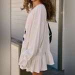 Free People #44 NWT  Spring Forward Tunic in Pastel Peach Combo Photo 3