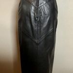 Siena Leather Skirt Womens 6 Used Black Photo 14