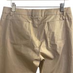 Rene Lezard Womens Khaki Beige Cotton Blend Dress Pants Straight Leg Size 36 4/6 Tan Photo 3
