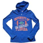 University of Florida Go Gators‎ Blue Hooded Basketball Cotton Zip Up Jacket Photo 2
