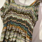 she's cool She’s‎ Cool chevron maxi dress 2x empire waist Photo 4