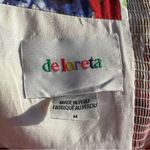 De Loreta Sweetheart Puff Sleeve Cotton Maxi Dress M | Vibrant Abstract Dopamine Red Size M Photo 6