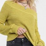 Free People Sugar Rush Verbena Combo Off The Shoulder Sweater Photo 0